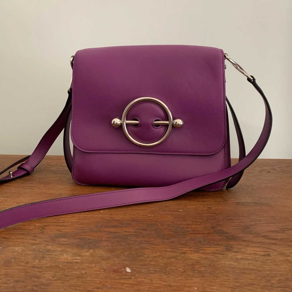 J.W. Anderson Disc Leather Crossbody Bag